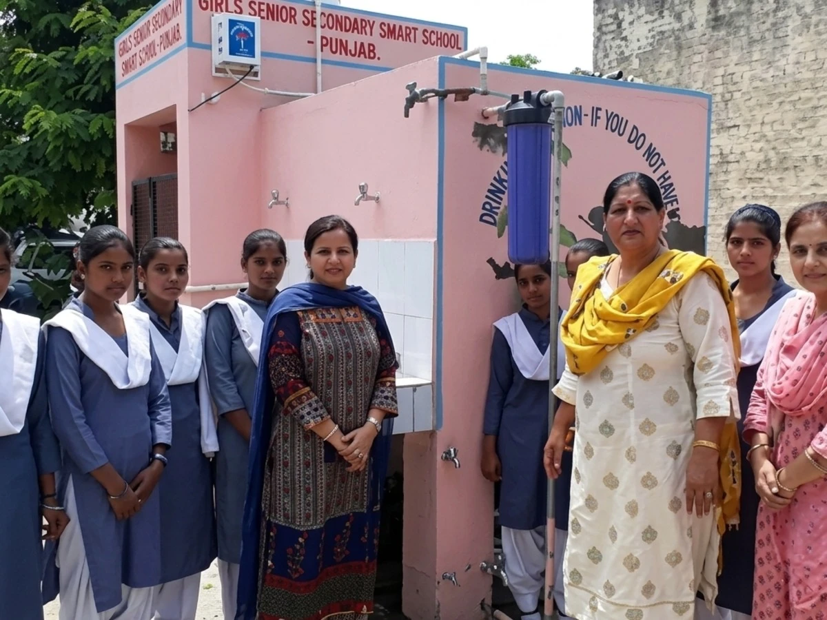 Girls Senior Secondary Smart School Clean Water Unit in Bhawanigarh, Sangrur District, Punjab (India)